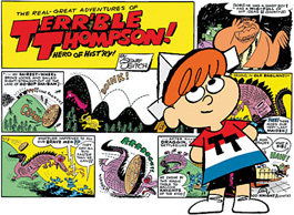 'The Real-Great Adventures of Terr'ble Thompson, Hero of His'try'