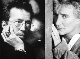 Rod Stewart and Eric Clapton