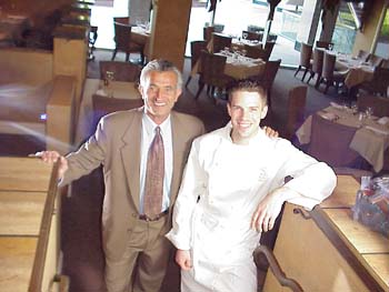 Jalil Samavarchian and chef Mark Hopper