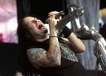 Jonathan Davis of Korn