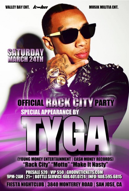 Tyga to Make Appearance in San Jose