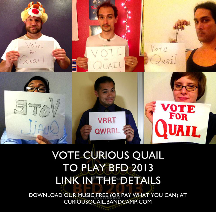 Curious Quail Wins Last Spot on BFD’s Local Band Stage