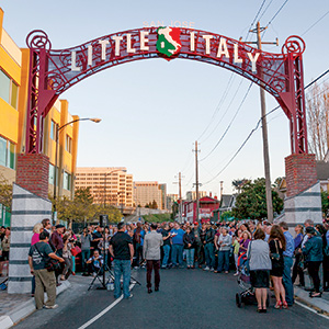 Little Italy Creates a New Identitywith Unveiling of Gateway Arch