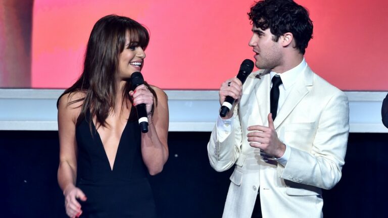 Lea Michele + Darren Criss at the CPA