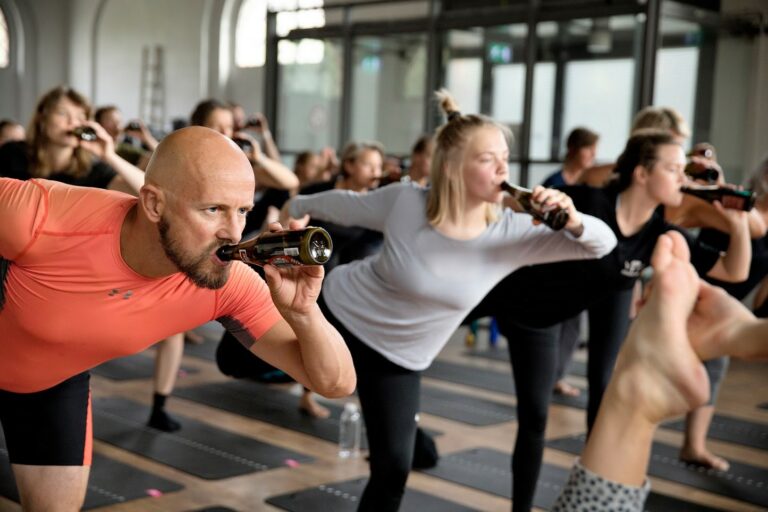 ‘Yoga + Beer’ at Hapa’s Brewing Company
