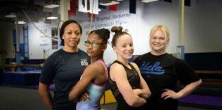 Airborne Gymnastics, competition, SAP Center, USA Gymnastics Championships