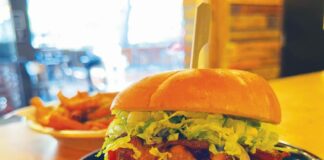 Cedar Room, Pruneyard Cinemas, Bacon Burger