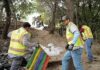 nine tons of trash, $2.4 million, los gatos, valley water, waterways cleanup, silicon valley, homeless encampment, Coyote Creek, Guadalupe River, Los Gatos Creek
