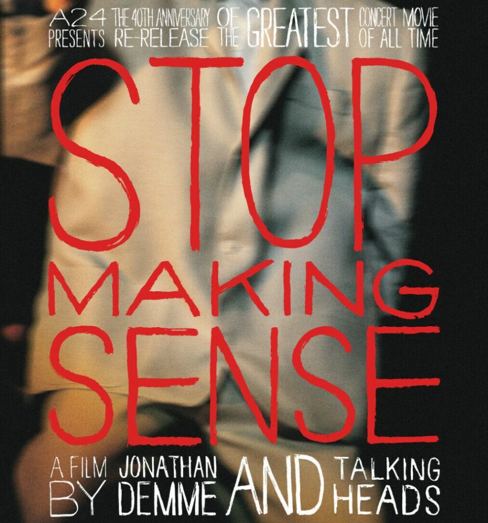 Stop Making Sense, Talking Heads, documentary