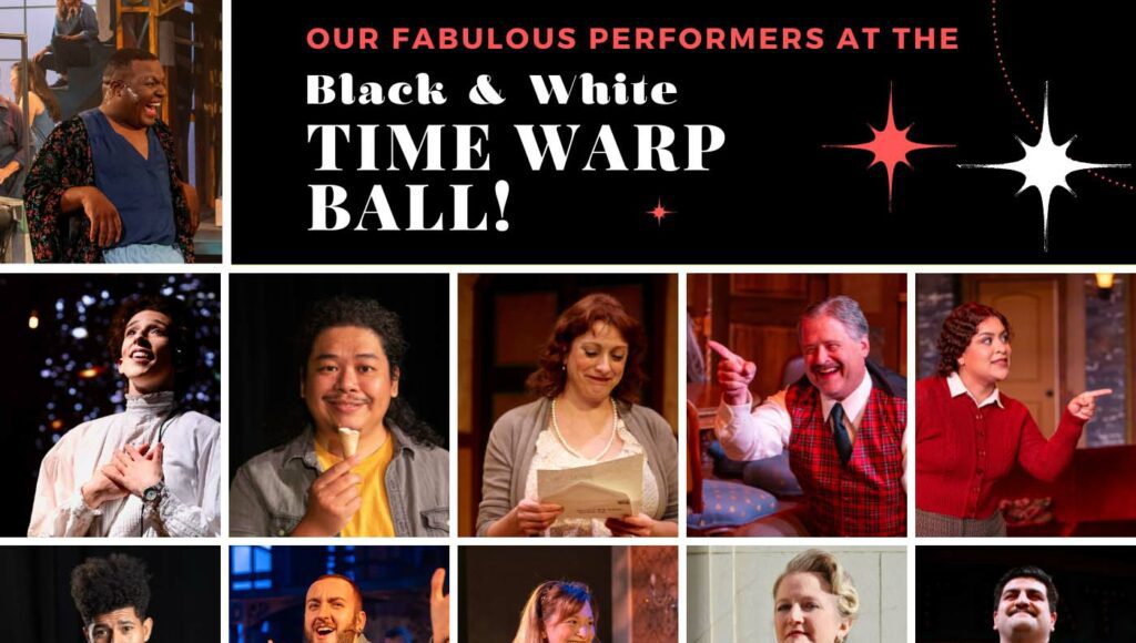 Black & White Time Warp ball in San Jose