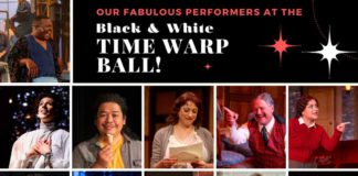 Black & White Time Warp ball in San Jose