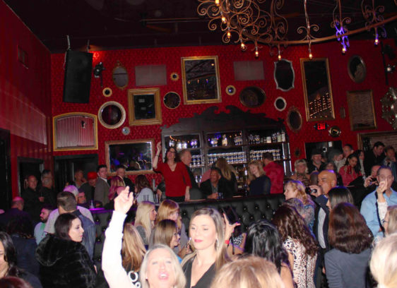 Crowd of people in a nightclub
