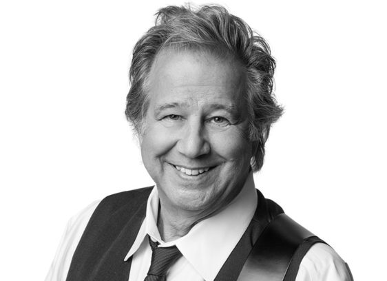 Black and white portrait of man