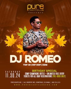 DJ Romeo in Sunnyvale | Metro Silicon Valley | Silicon Valley’s Leading ...