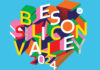 Type stacked in blocks spelling out "Best of Silicon Valley 2024"