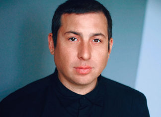 Portrait of man wearing a black shirt