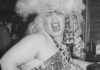 Archival photo of a drag queen