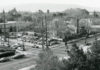Black-and-white archival photo of downtown San Jose