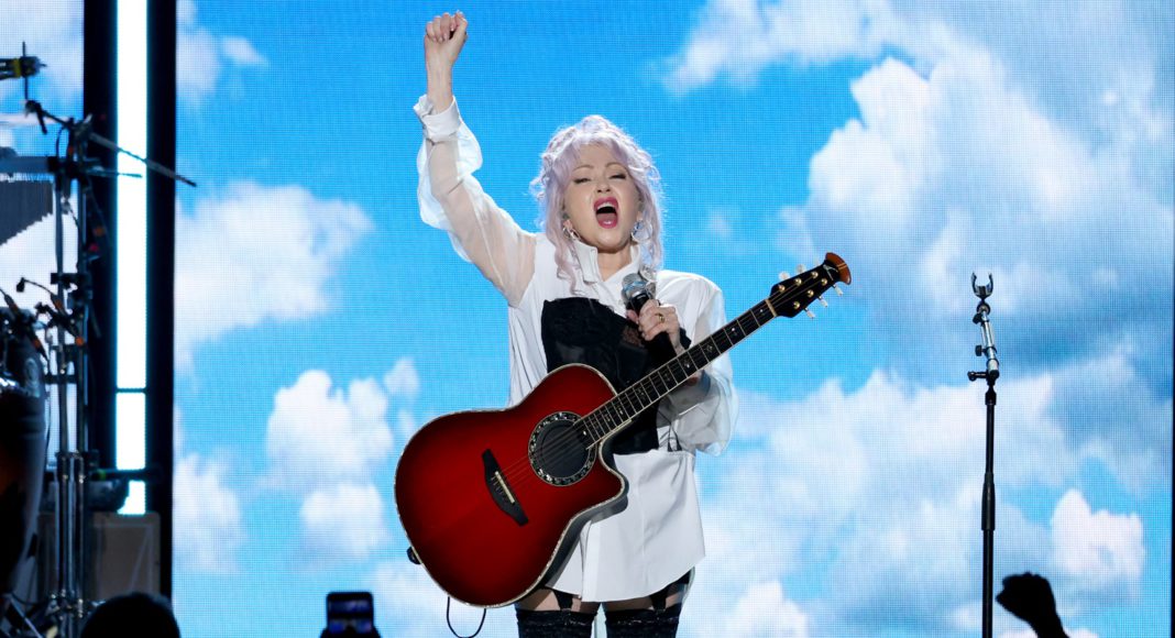 Cyndi Lauper in Mountain View