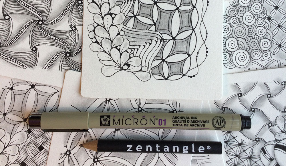 Morgan Hill Locals Drawn Together by Zentangle Classes