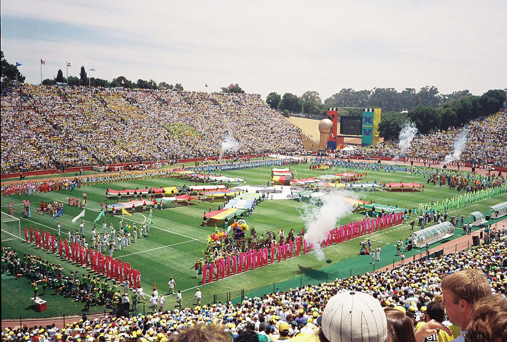 View from the stands at the 1994 World Cup