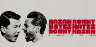 Hasan Minhaj and Ronny Cheing in San Jose