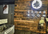Cedar Room sign