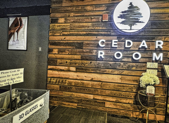 Cedar Room sign