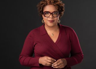 Tayari Jones in Menlo Park