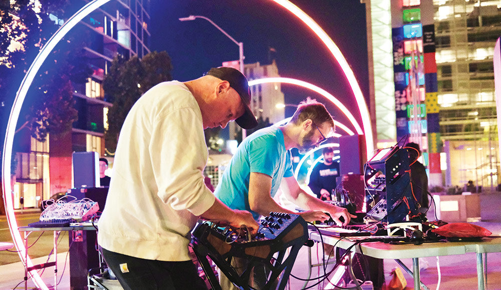 Peter Nyboer and Andrew Blanton, south bay music scene