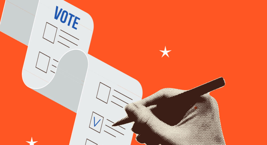 Vote like democracy depends on it