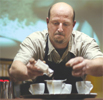 Dan Peat of Berkeley's Mediterraneum Caffe