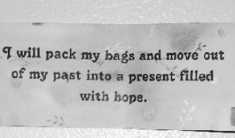 Present filled with hope