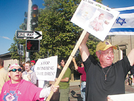 Santa Cruz demonstrators