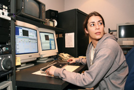 KTEH technician Nadine Swanson