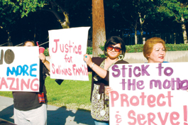 vigil for Steve Salinas