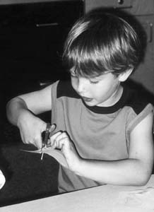 Kid with Scissors