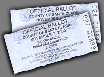 Ballot Stubs